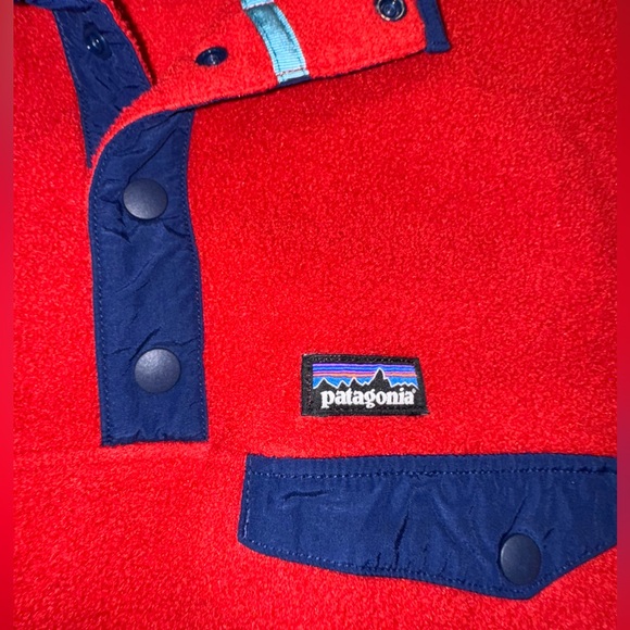 PATAGONIA SYNCHILLA fleece pullover youth size XL BOYS size 14 16